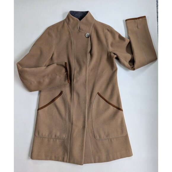 Johnston & Murphy Women's Camel Colored Coat Size Small - Picture 8 of 15